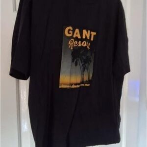 Gant Black Palm Graphic Tee